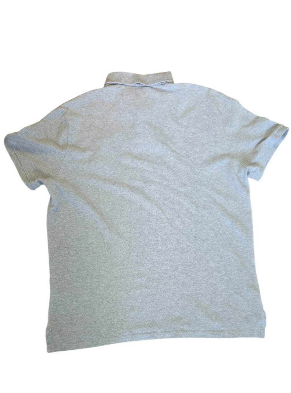Polo Ralph Lauren XL Grey Big Pony Custom Slim Fit Polo Shirt #148 - Picture 3 of 9